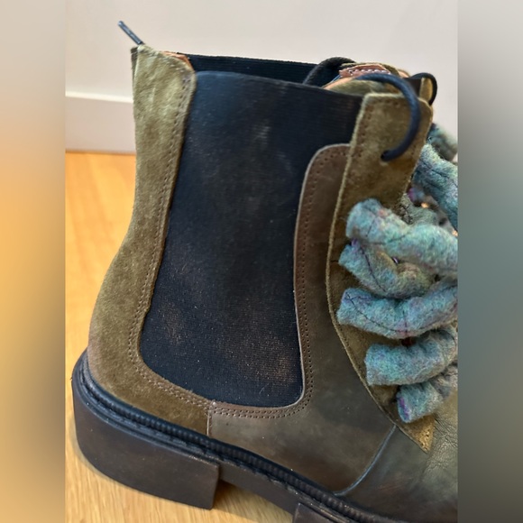 Papucei hand crafted green boots size 36 NWT - Picture 2 of 14